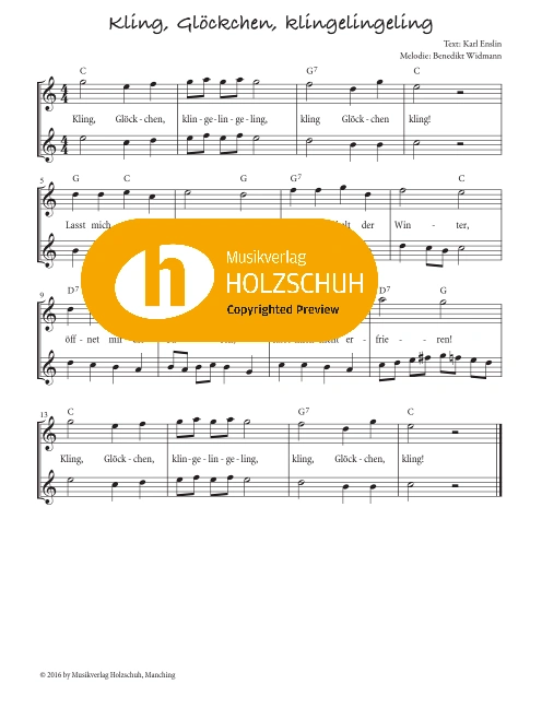 Kling, Glöckchen, klingelingeling